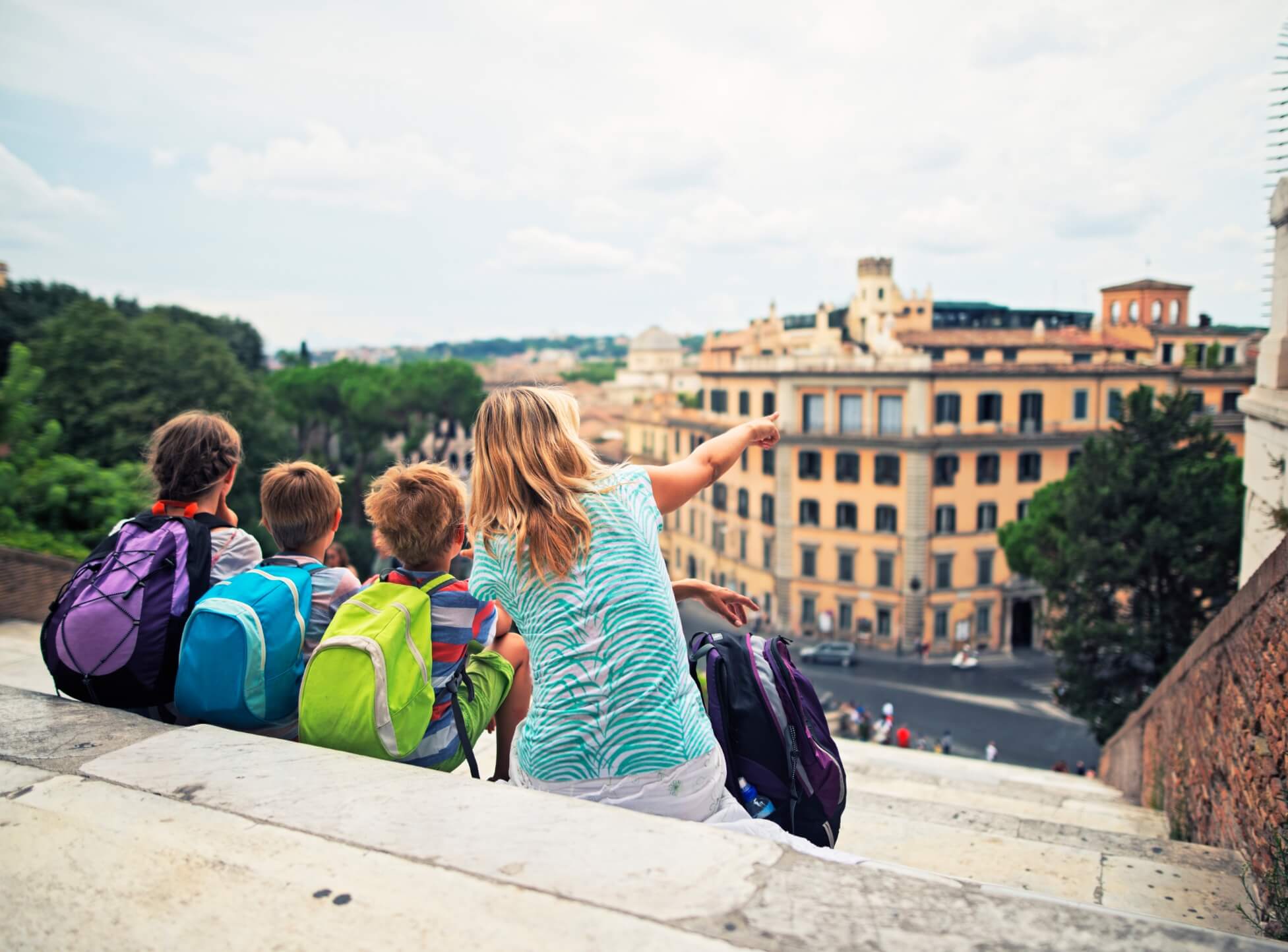 Famiglia in Vacanza a Roma